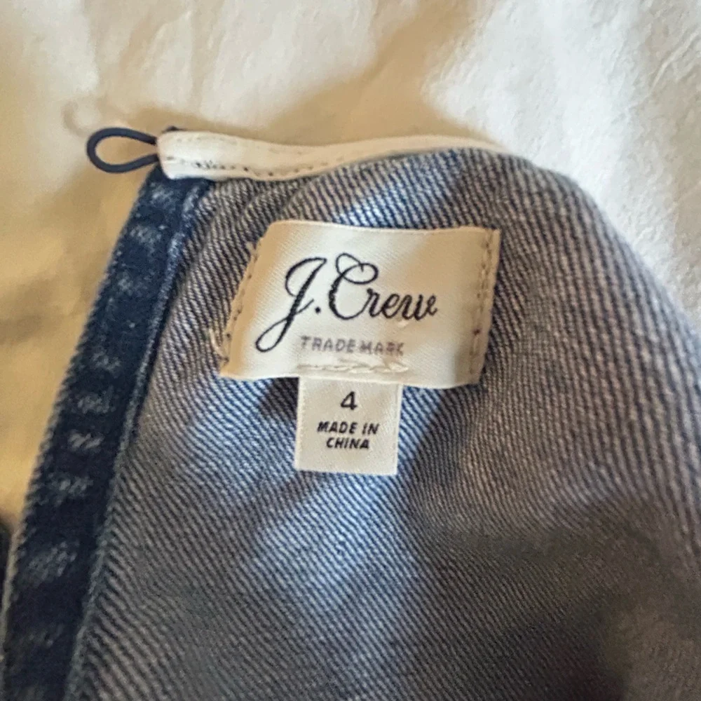 J. Crew Blue Denim Mini Shift Dress - Picture 5 of 5